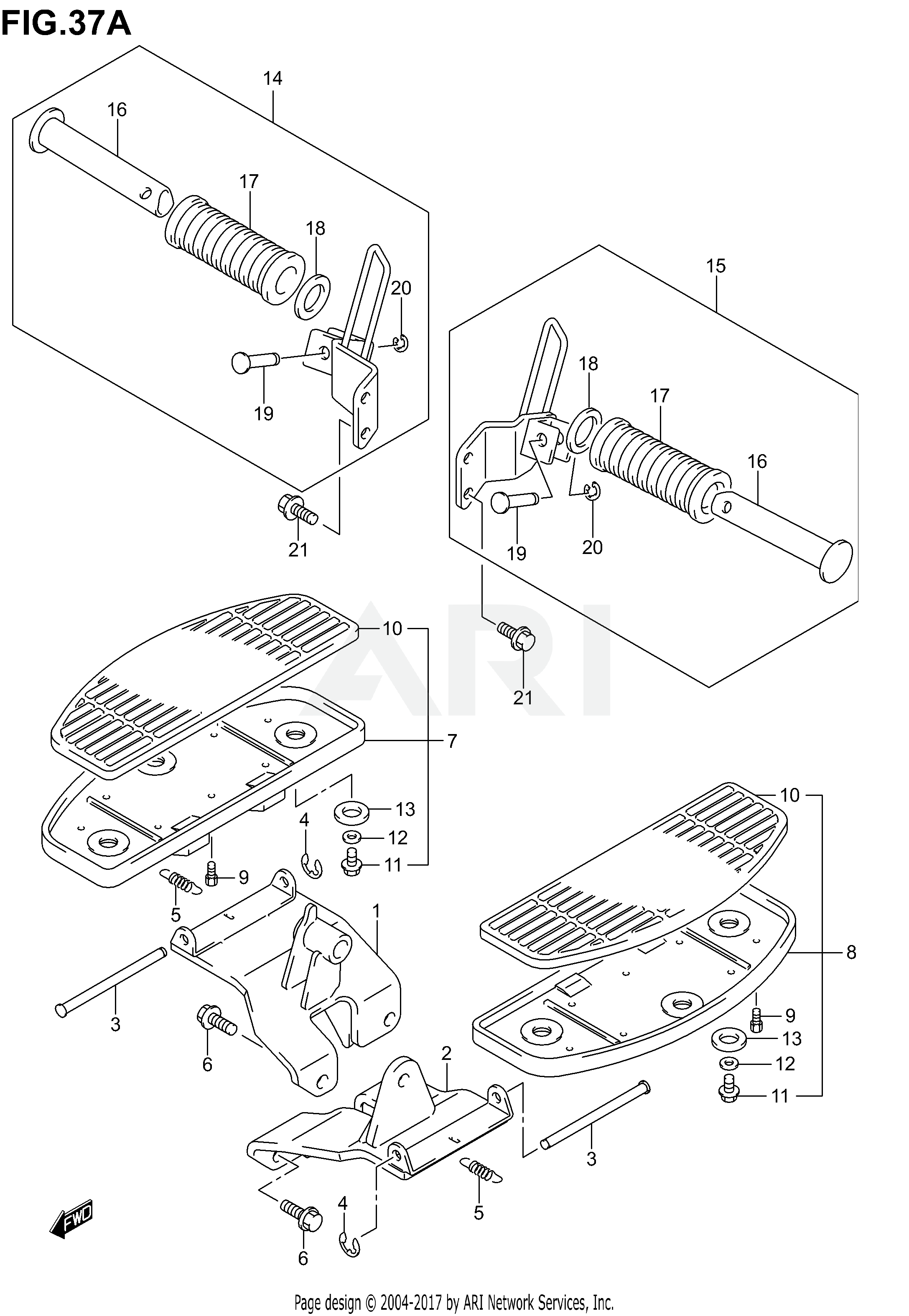 FOOTREST (MODEL K5)