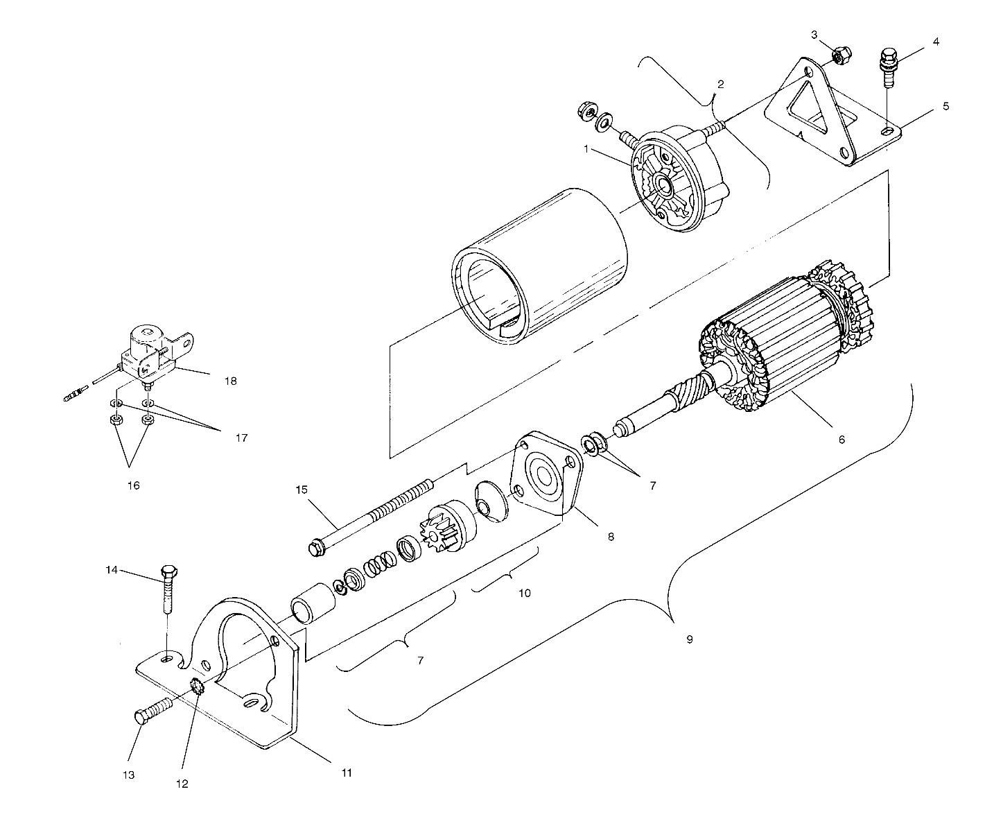 STARTING MOTOR - S00SU4BS (4953955395d002)