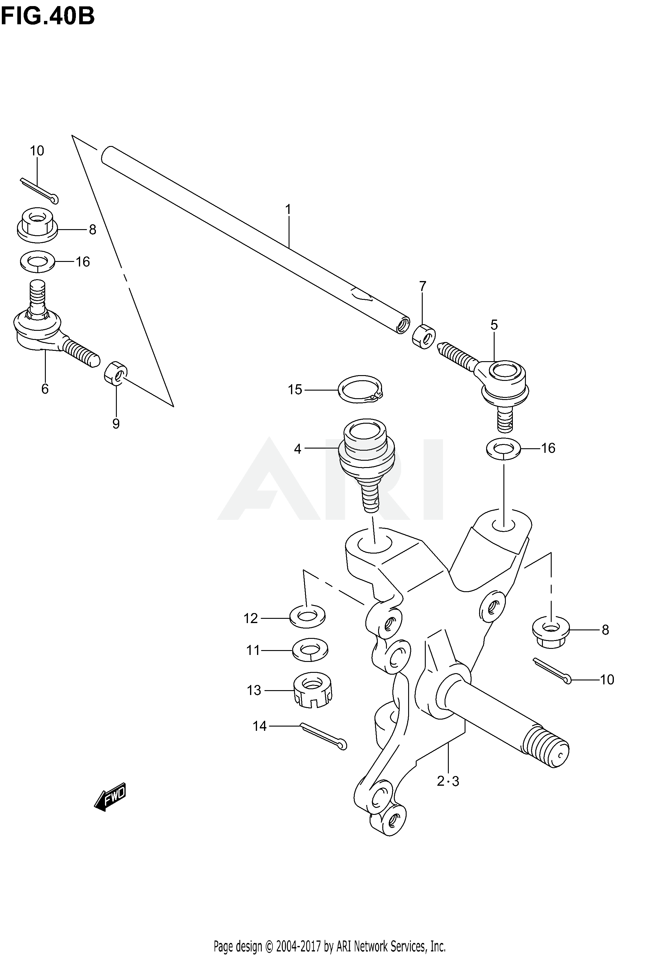 STEERING KNUCKLE (MODEL K5/K6)