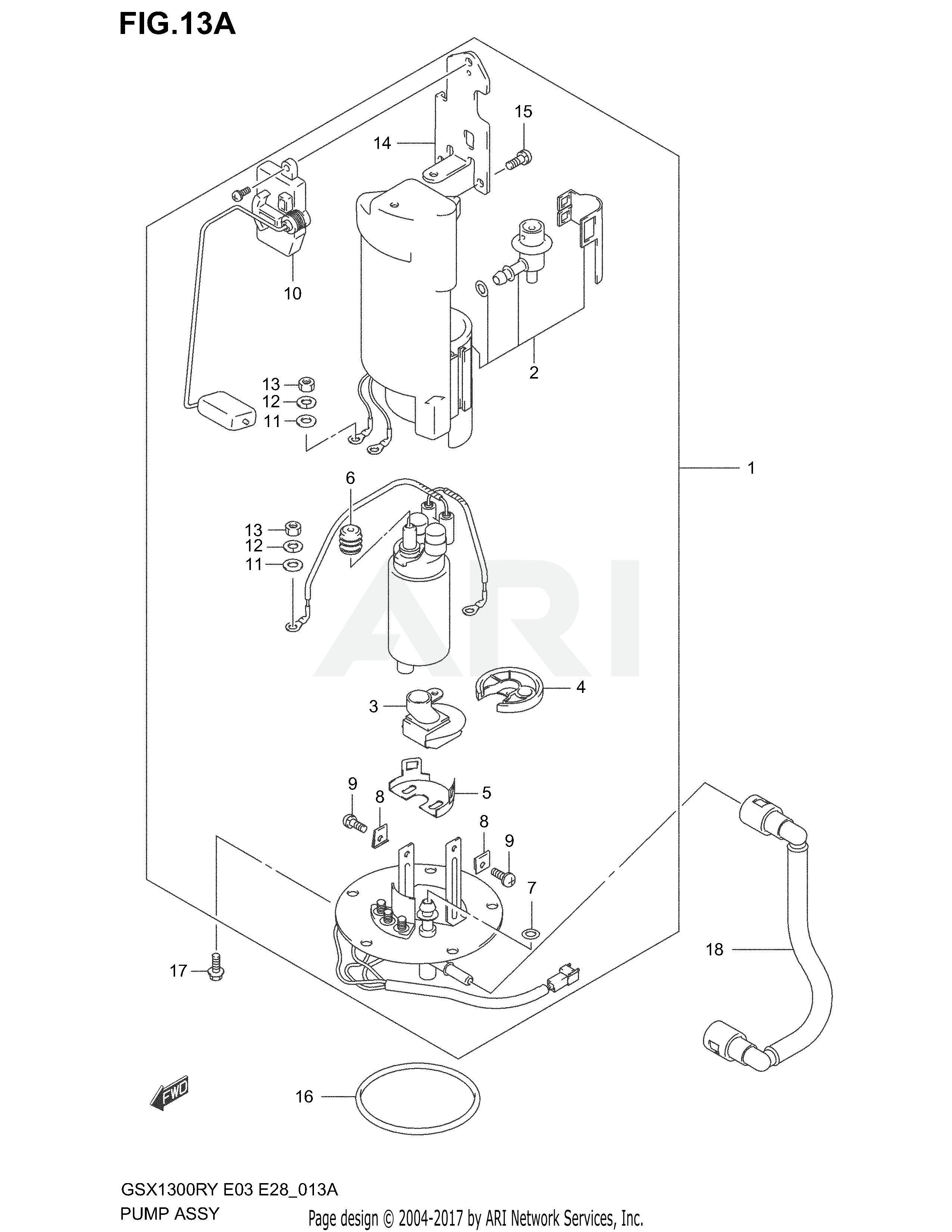 PUMP ASSY (MODEL K1/K2/K3)