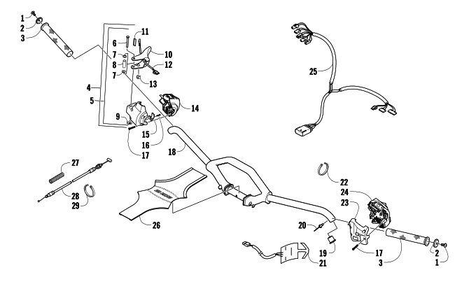 HANDLEBAR AND CONTROLS