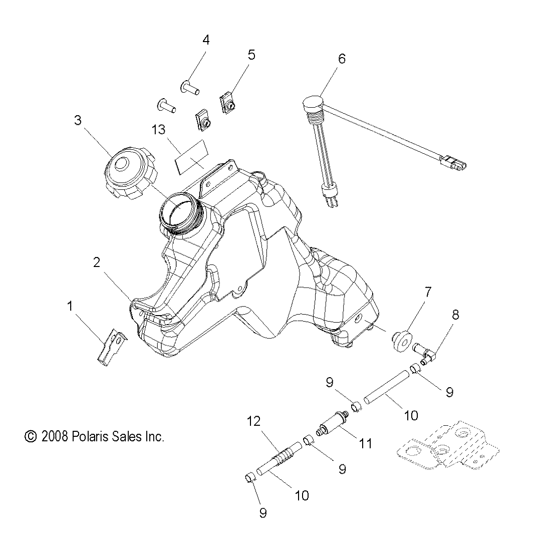 ENGINE, OIL BOTTLE - S11PS6HSA/HSL (49SNOWOILBOTTLE09600IQ)