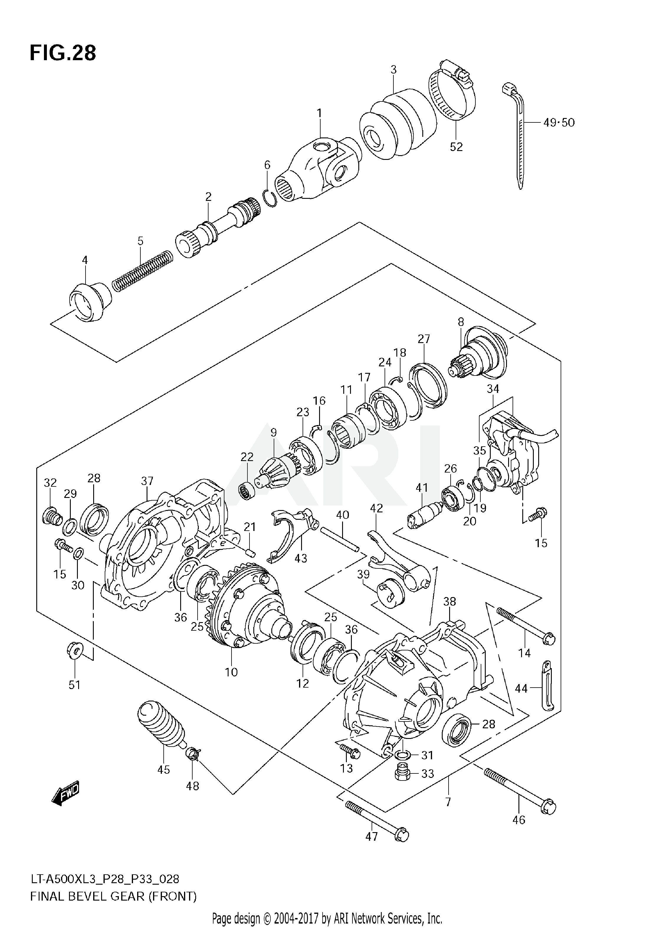 FINAL BEVEL GEAR (FRONT)