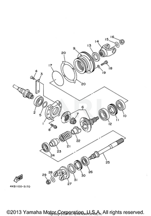 MIDDLE DRIVE GEAR