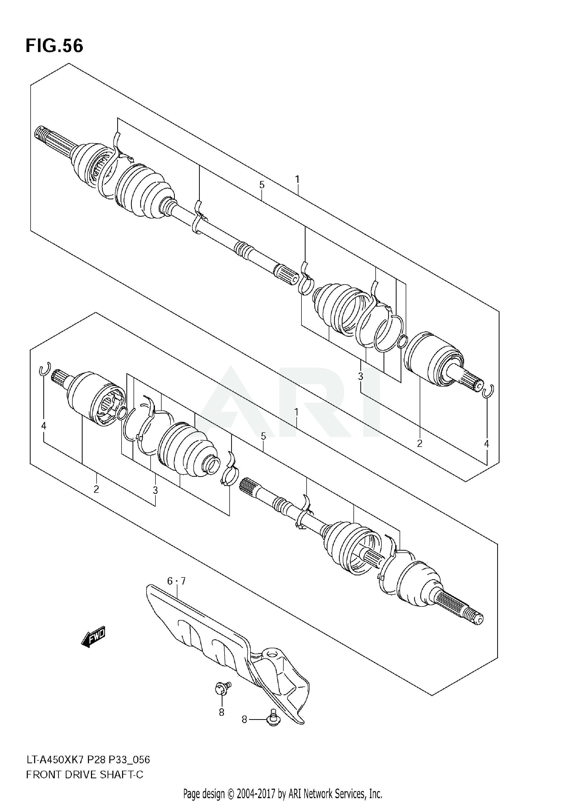 FRONT DRIVE SHAFT