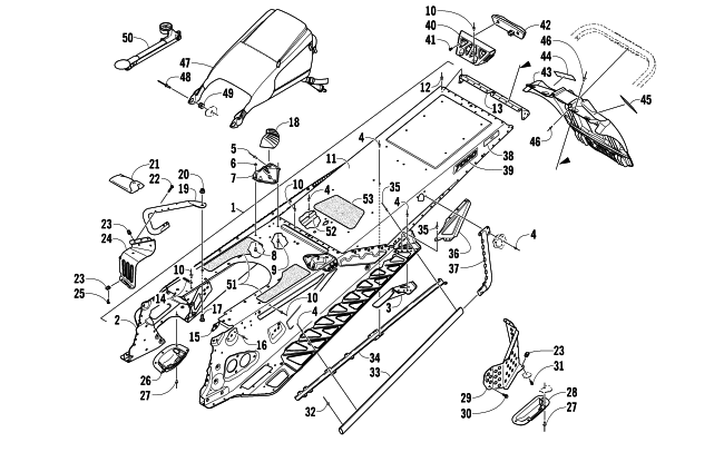 TUNNEL AND SNOWFLAP ASSEMBLY