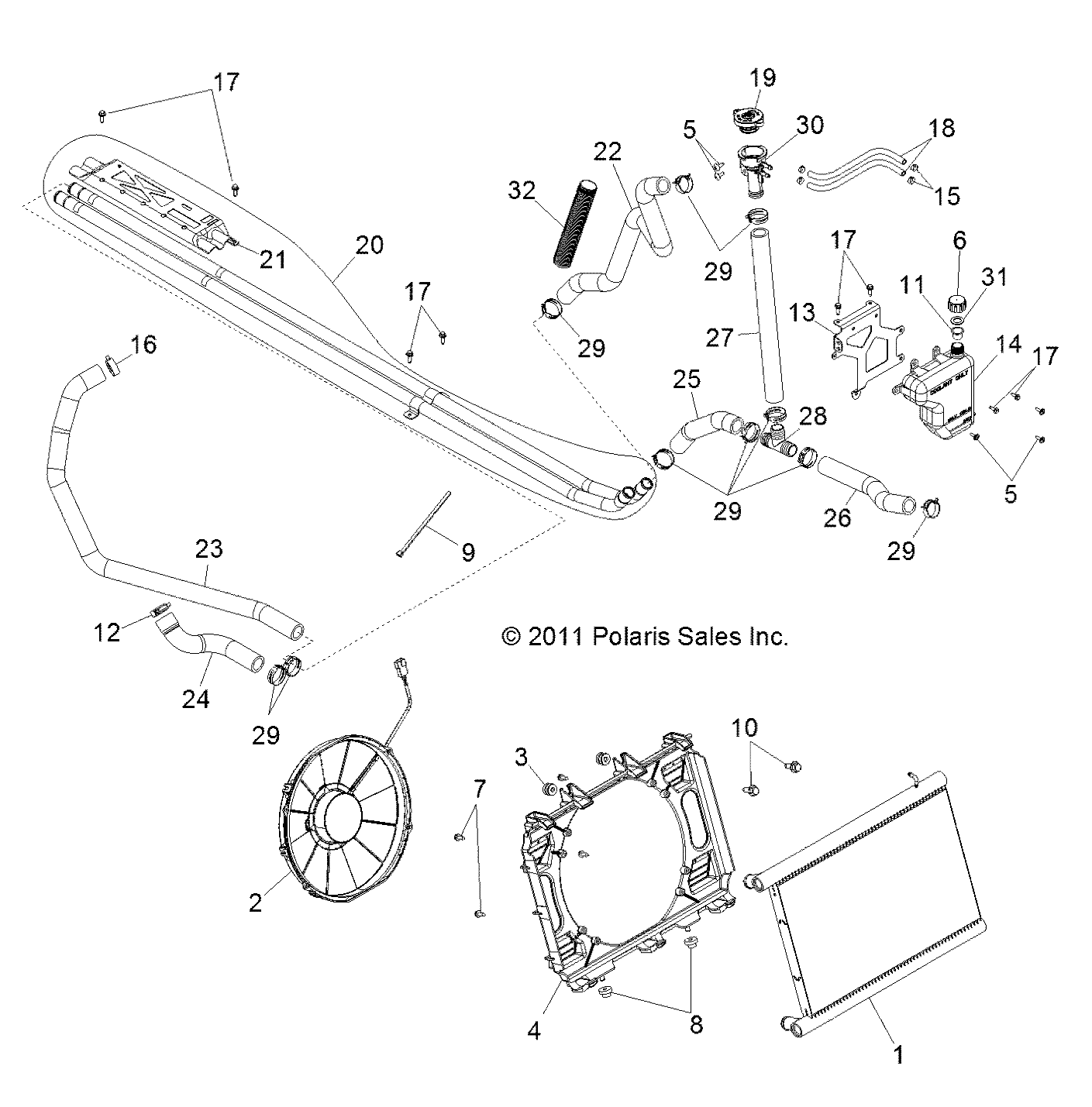 ENGINE, COOLING SYSTEM - Z14XT9EAO (49RGRCOOL12RZRXP4)