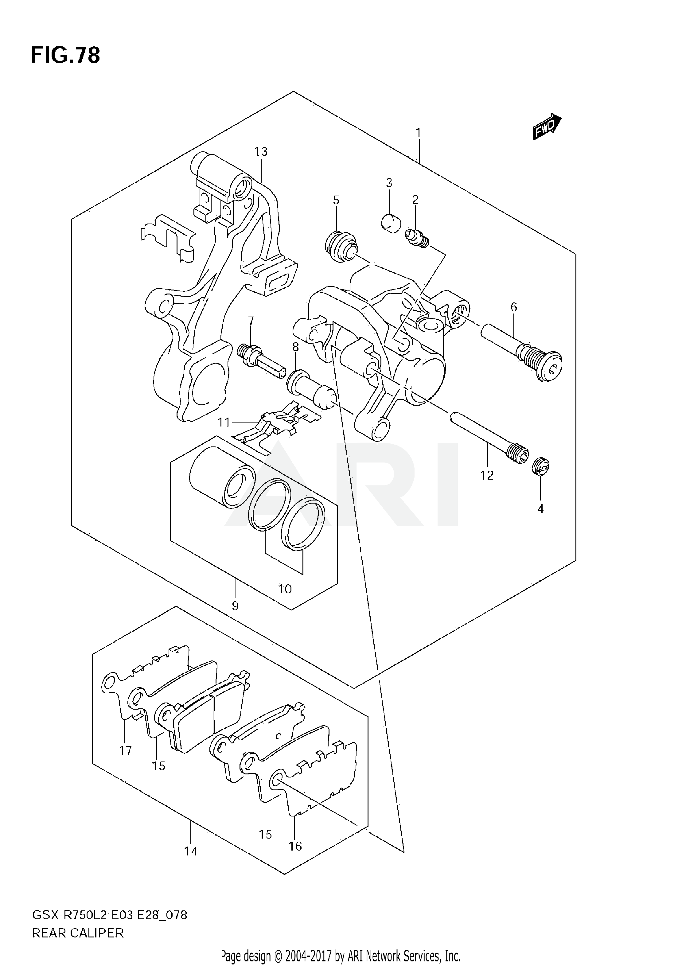 REAR CALIPER