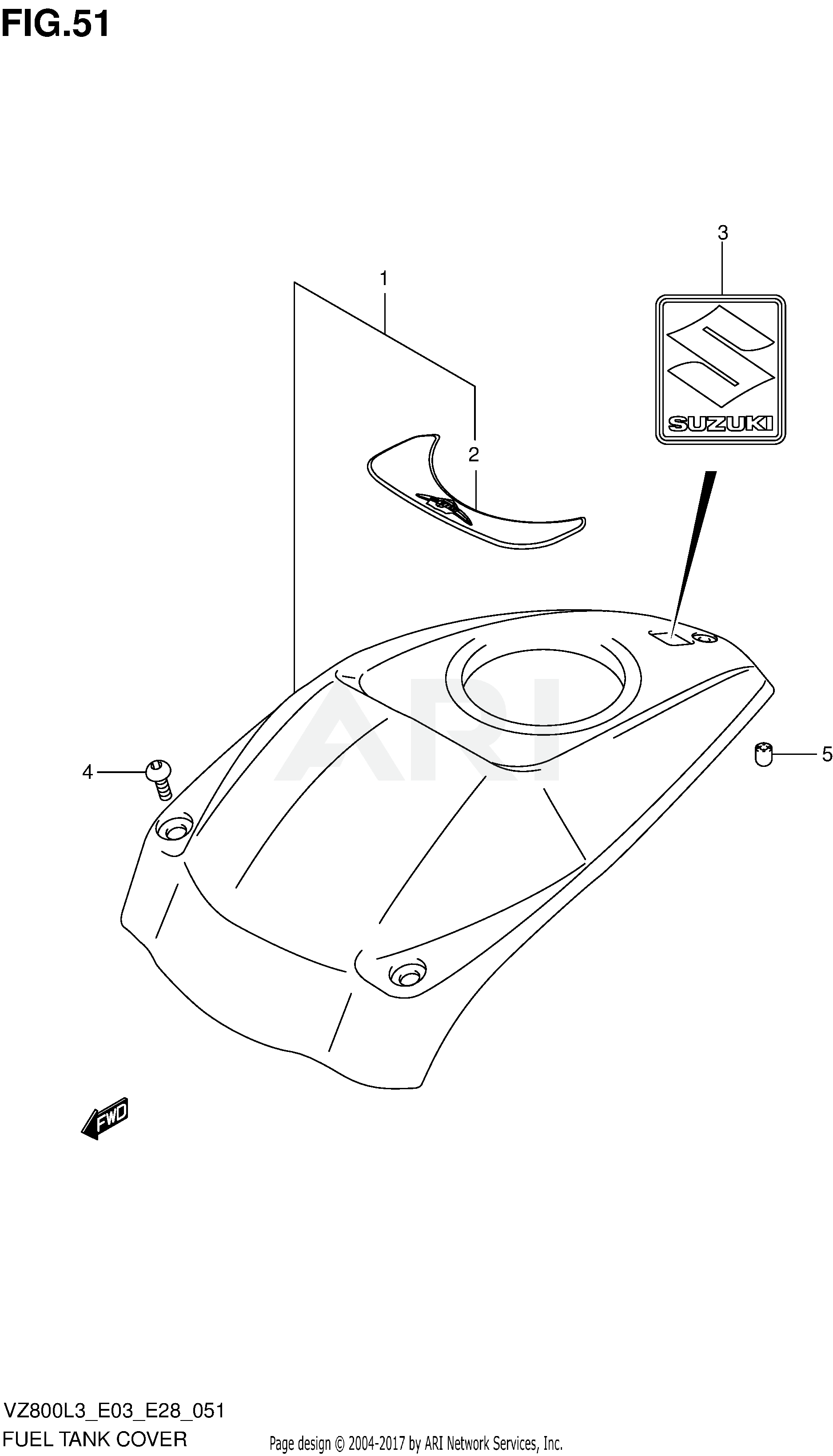 FUEL TANK COVER