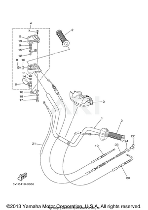 STEERING HANDLE CABLE