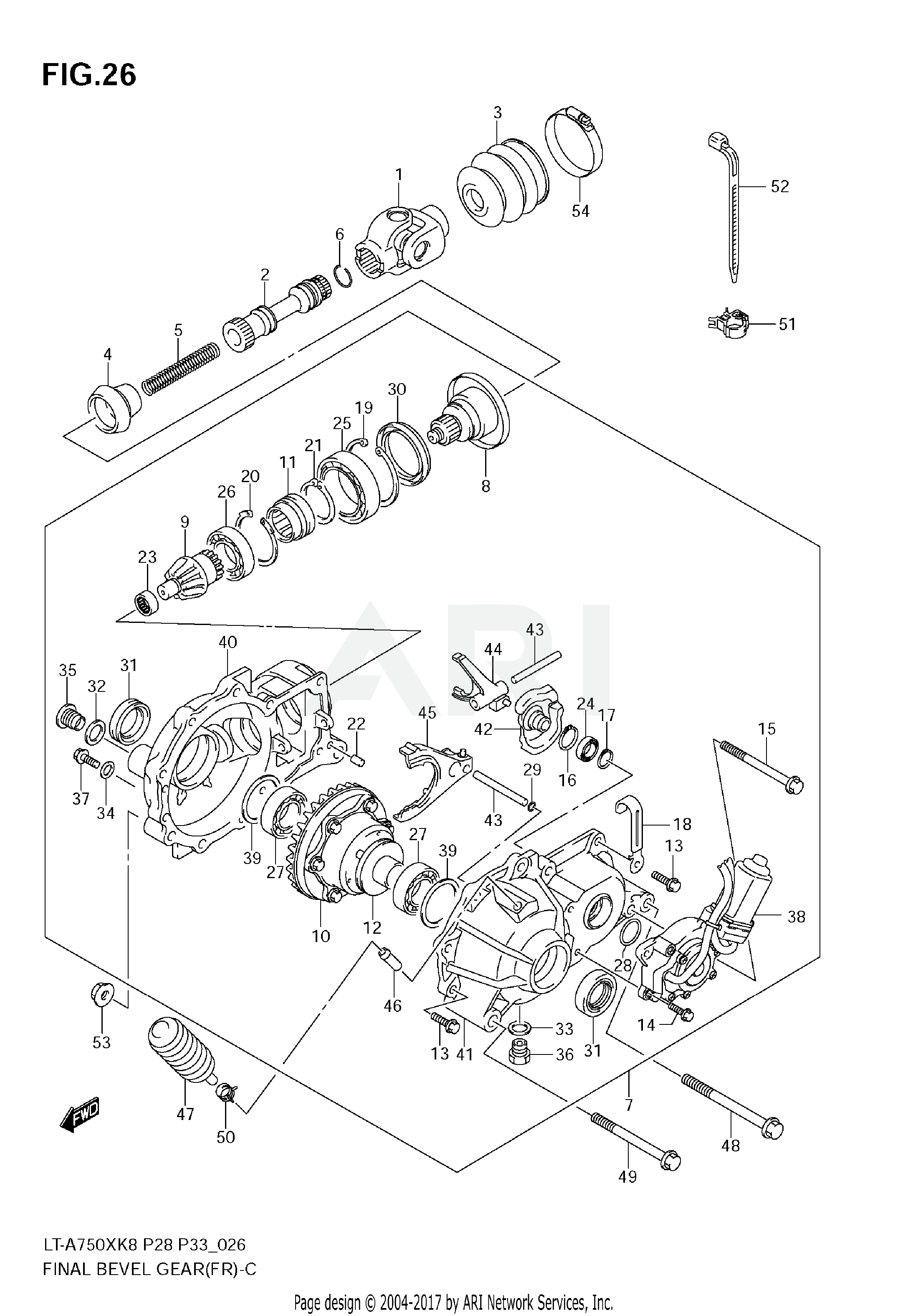 FINAL BEVEL GEAR (FRONT)