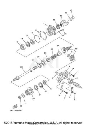 MIDDLE DRIVE GEAR