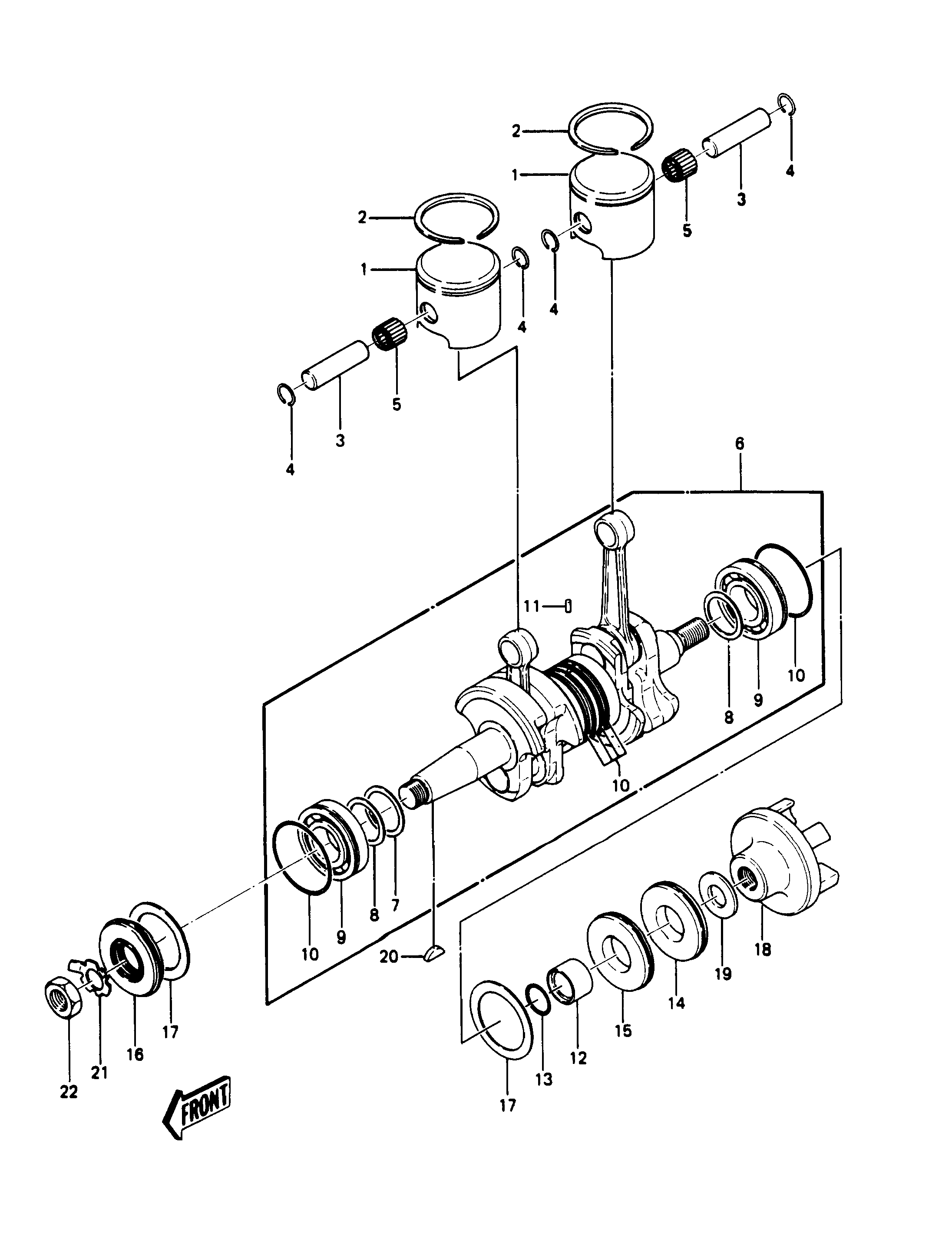 Crankshaft/Pistons