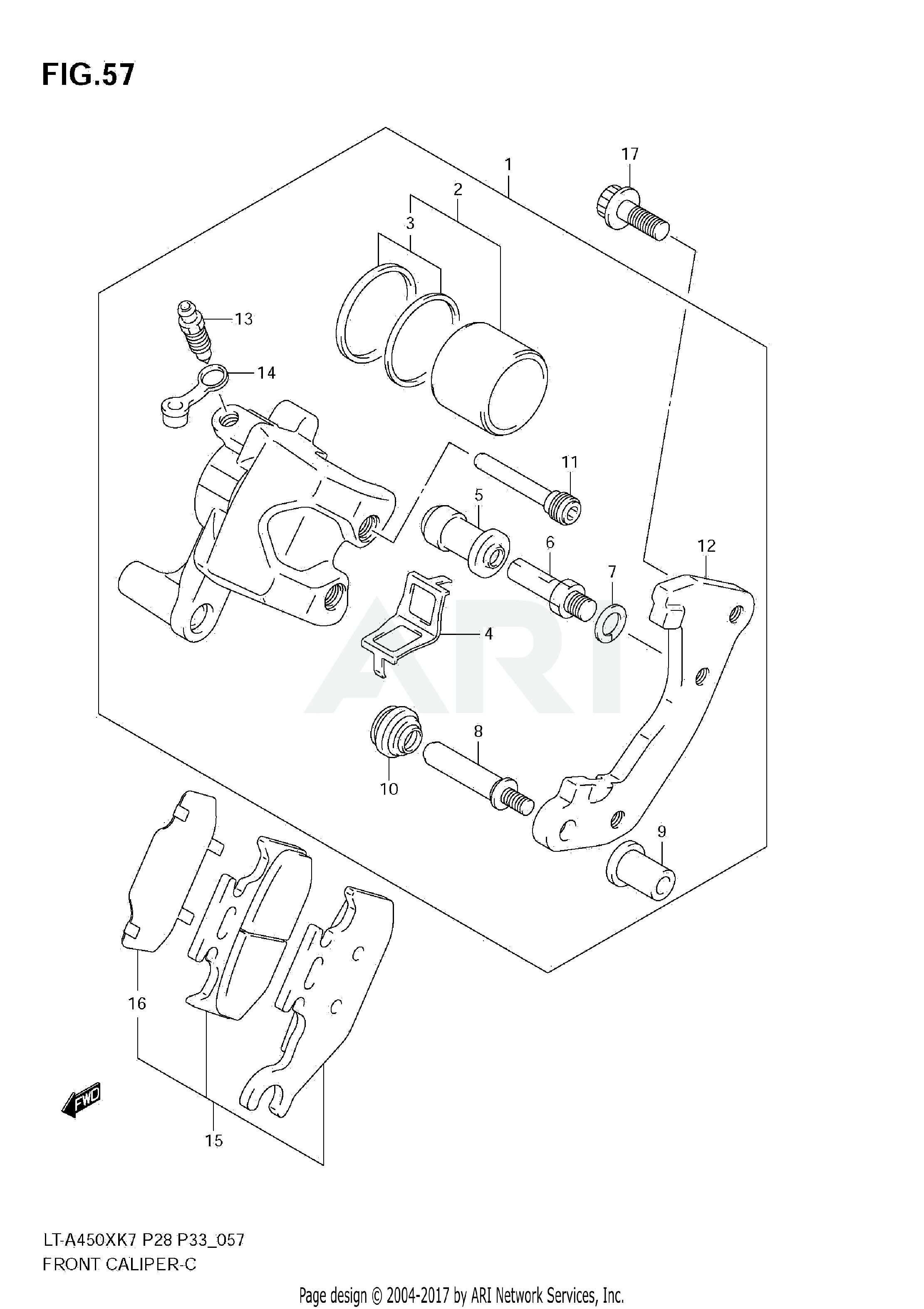 FRONT CALIPER