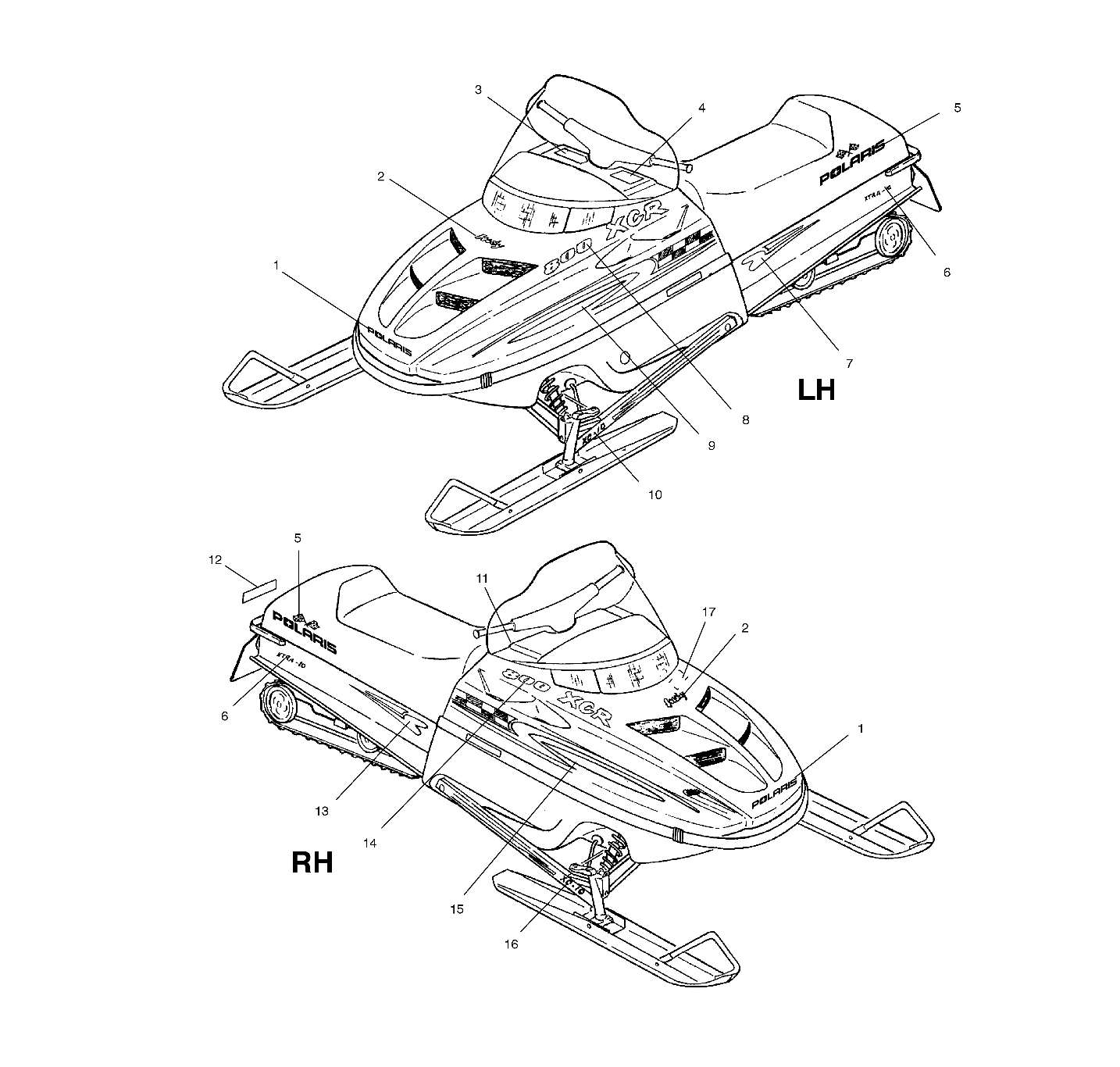 DECALS - S00SB8AS (4954015401a012)