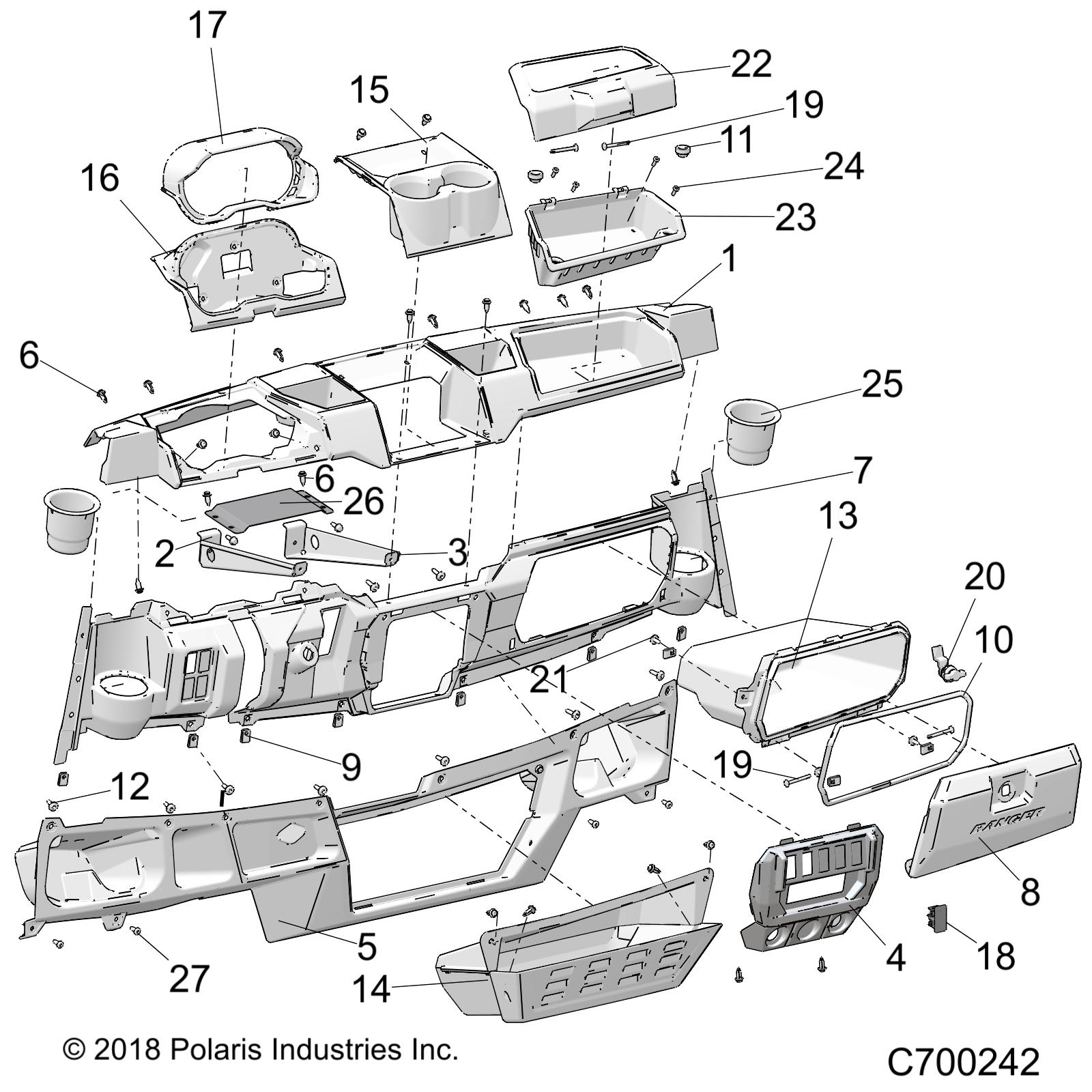 BODY, DASH - R19RRB99A9 (C700242)