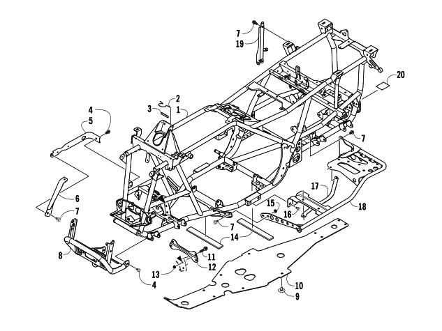 FRAME AND RELATED PARTS