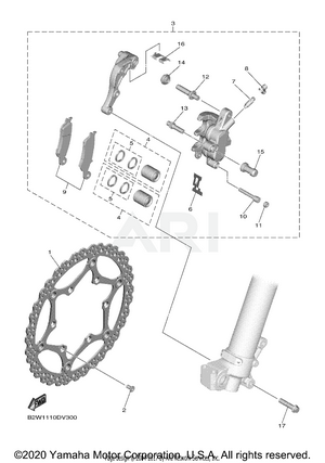 FRONT BRAKE CALIPER