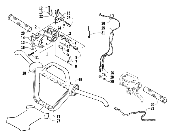 HANDLEBAR AND CONTROLS