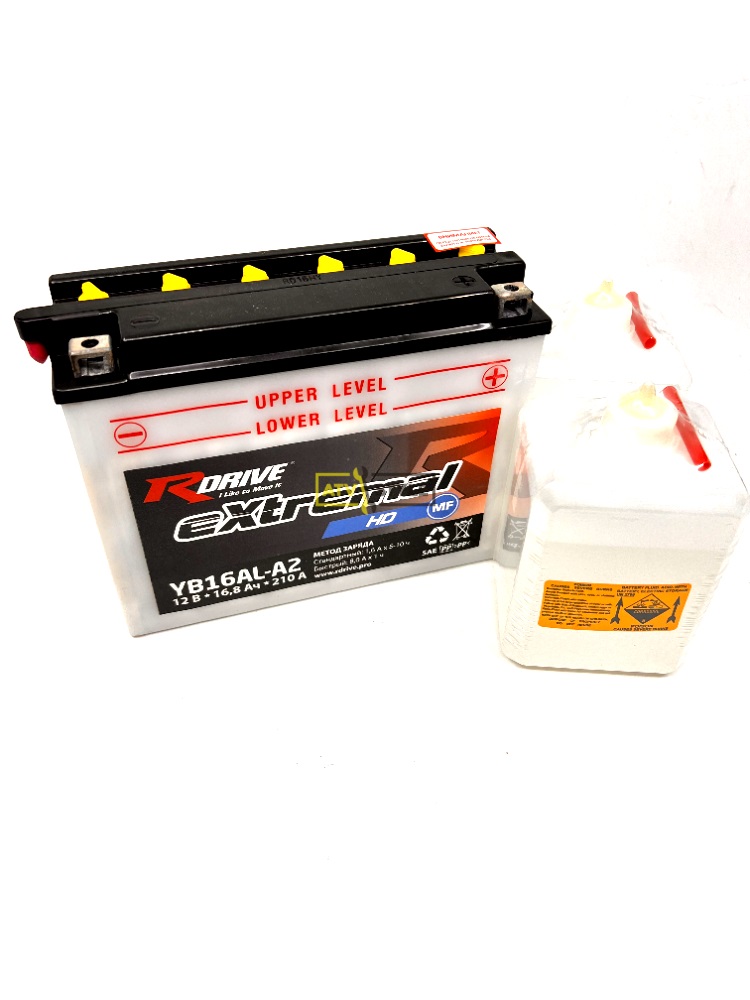 Аккумулятор ( АКБ ) R-Drive 16Ah ( - + ) 207х72х164 EB16AL-A2