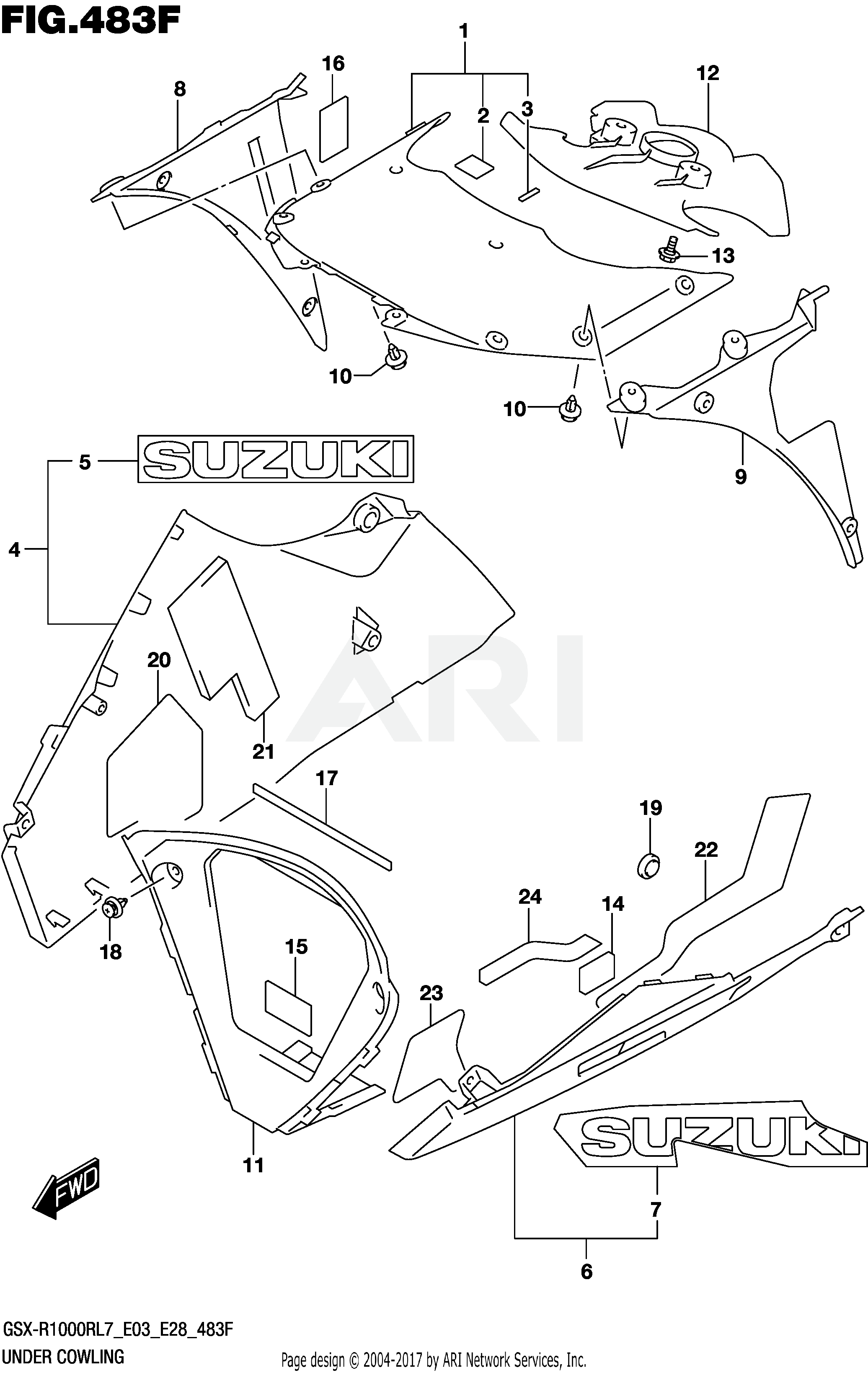 UNDER COWLING (GSX-R1000RZL7 E33)