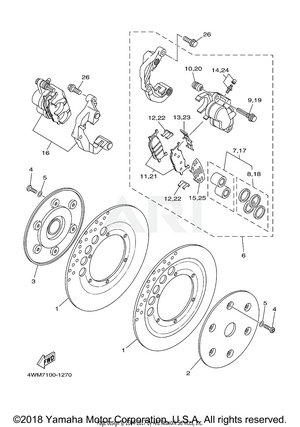 FRONT BRAKE CALIPER