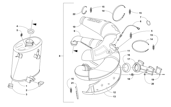 EXHAUST ASSEMBLY