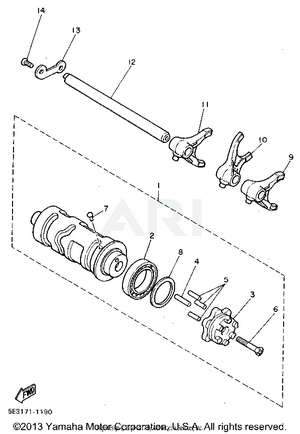 SHIFT CAM SHIFT FORK