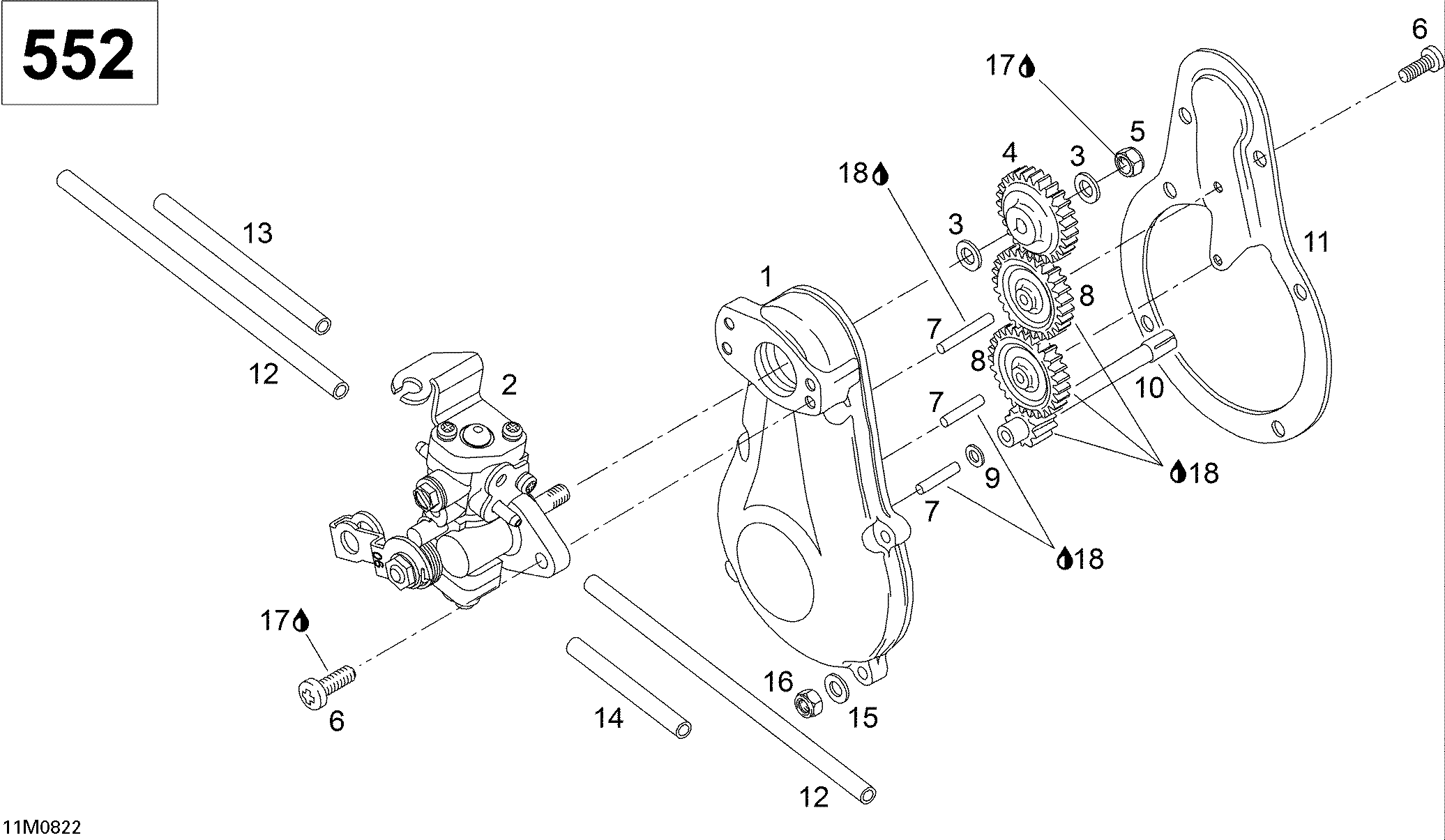 Oil Pump WT 550F