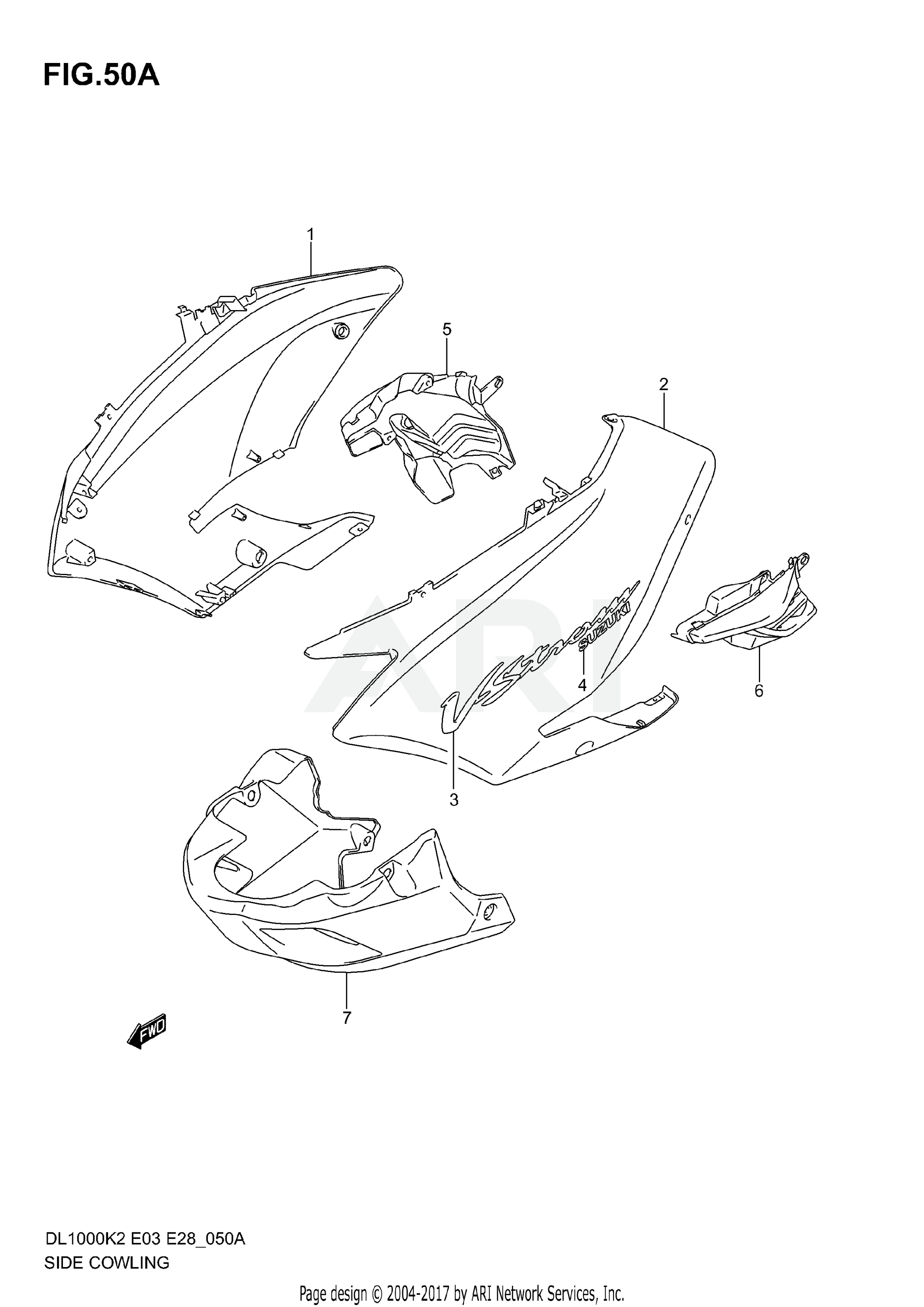 SIDE COWLING (MODEL K3)