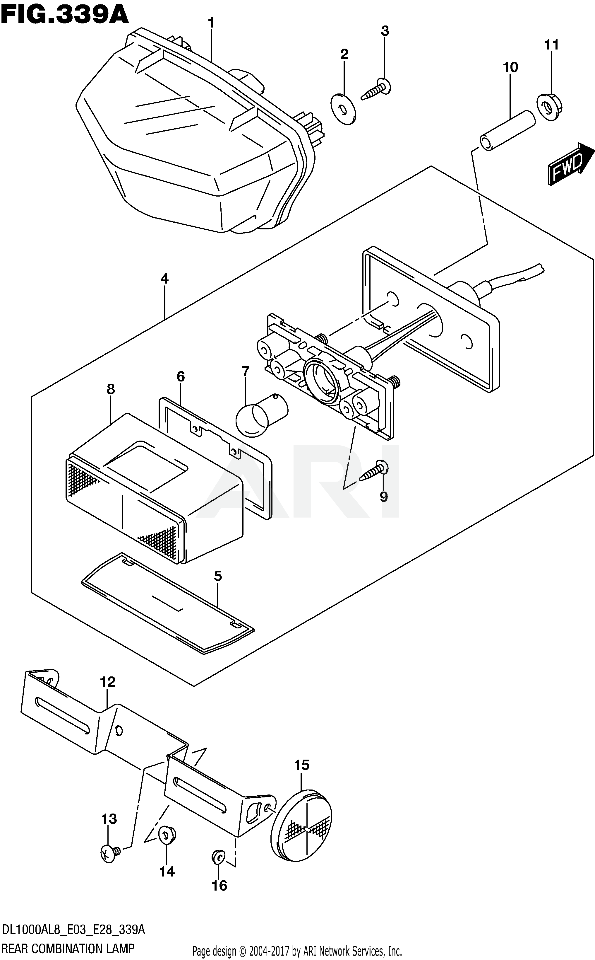 REAR COMBINATION LAMP