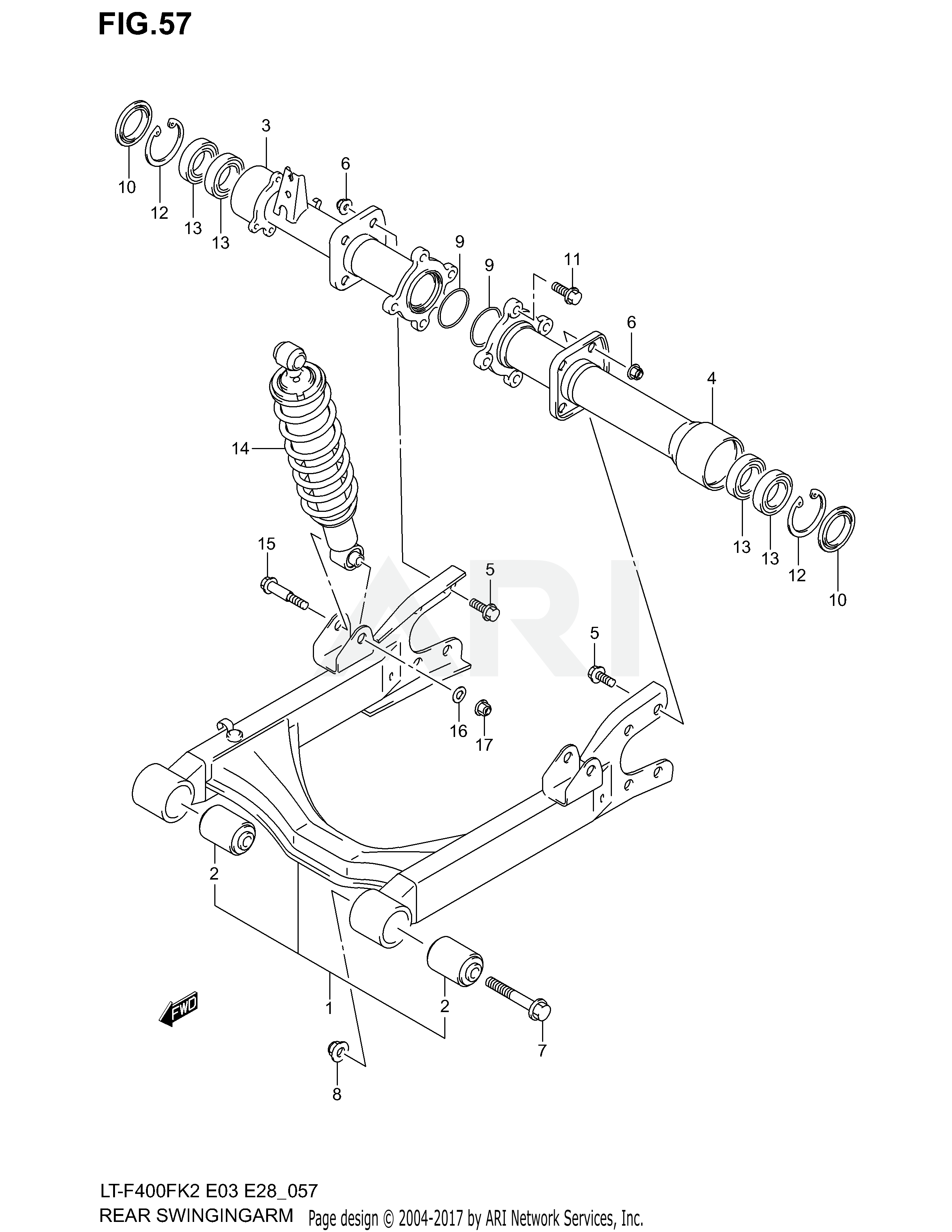 REAR SWINGINGARM