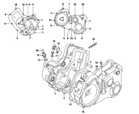 CRANKCASE COVER ASSEMBLY