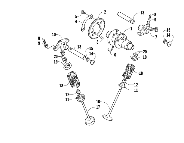 CAMSHAFT/VALVE ASSEMBLY