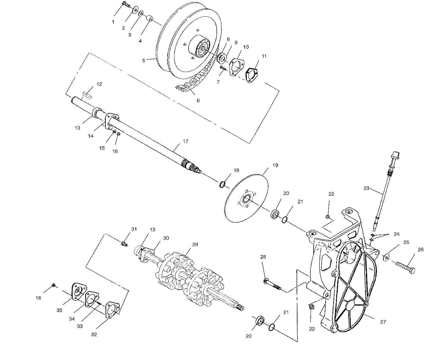 DRIVE TRAIN - S00SR8BS (4954115411B009)