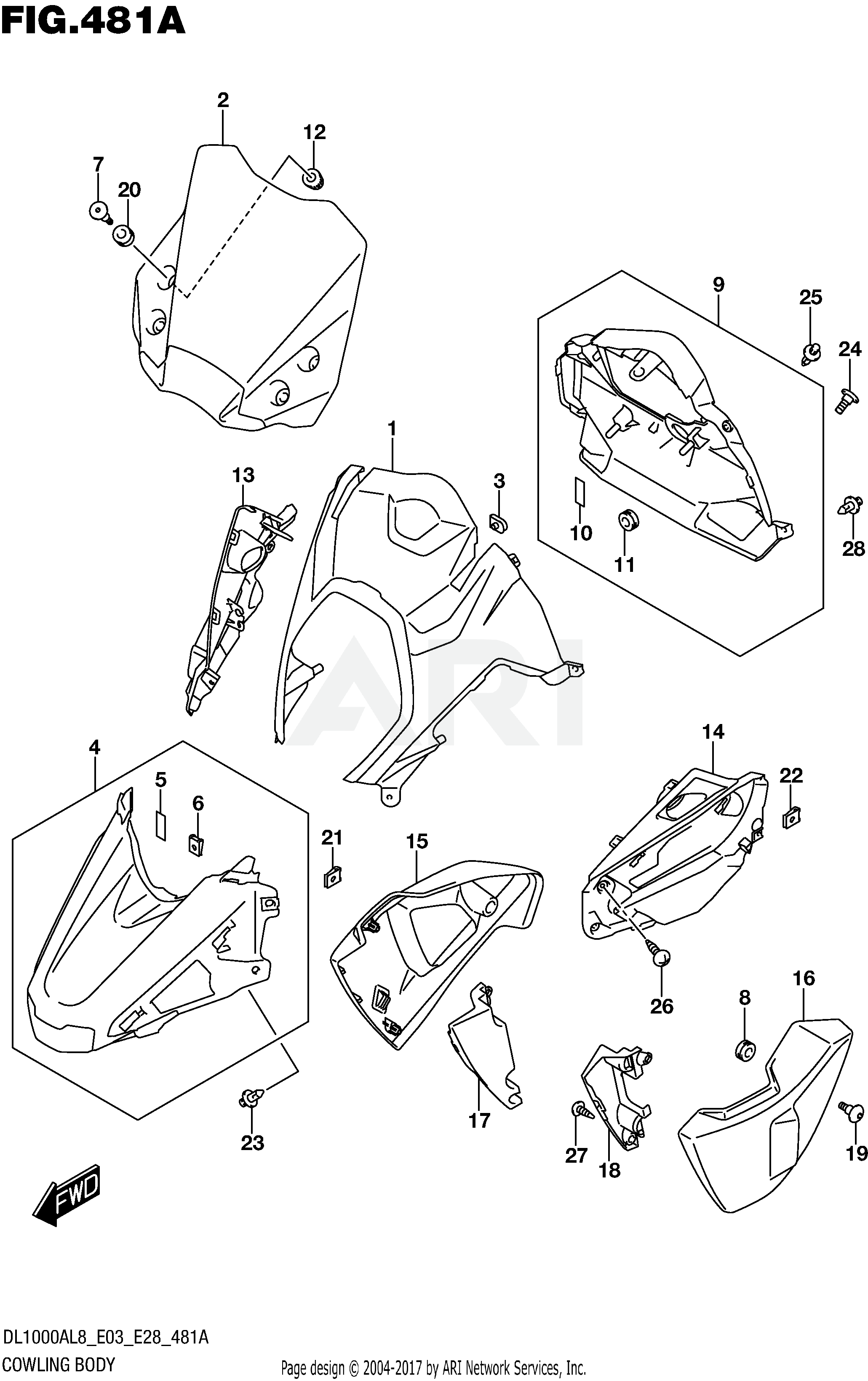 COWLING BODY