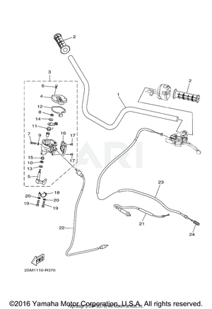 STEERING HANDLE CABLE