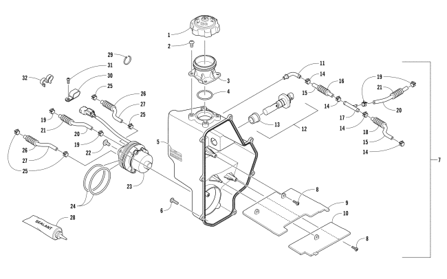 OIL TANK ASSEMBLY