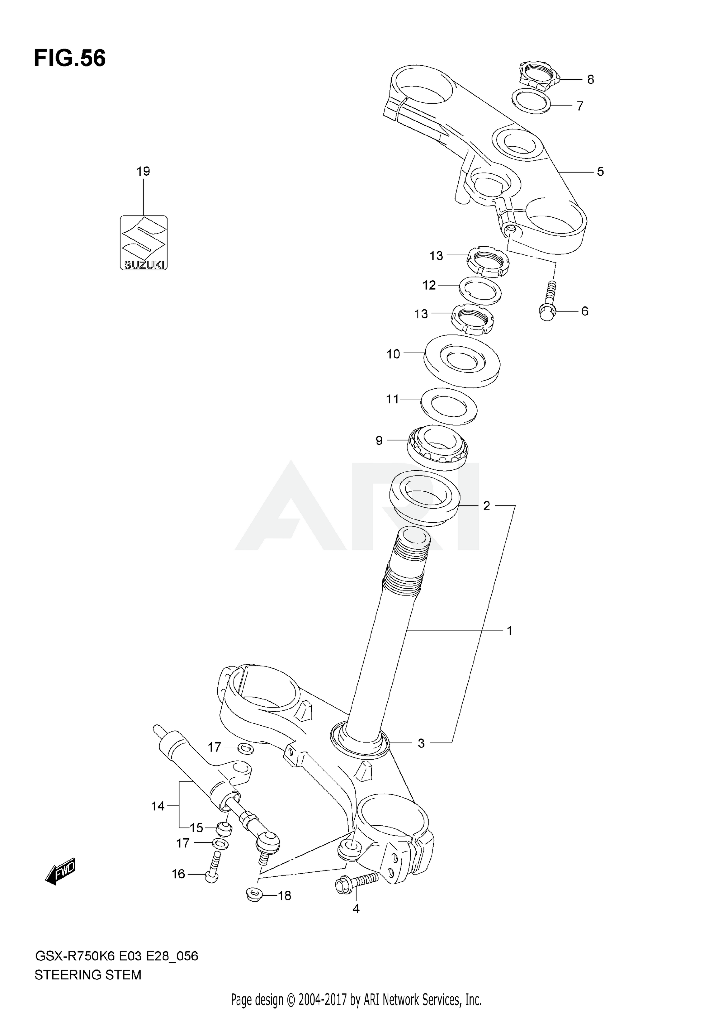 STEERING STEM