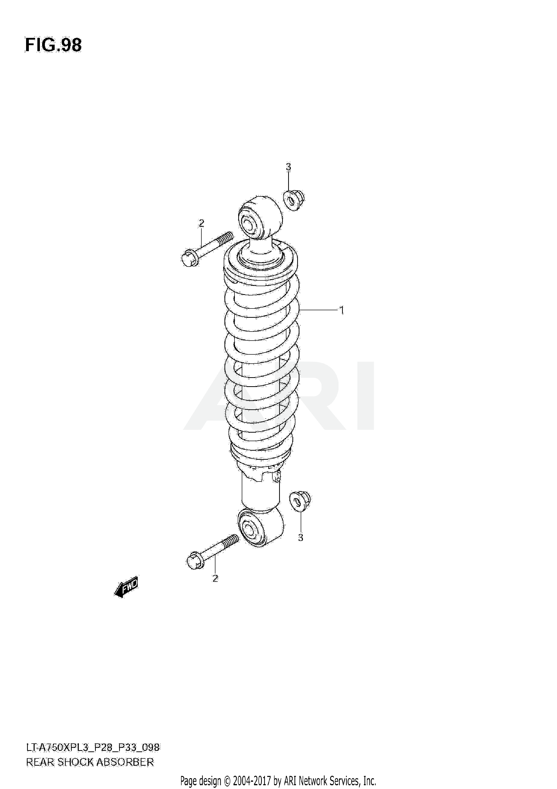 REAR SHOCK ABSORBER