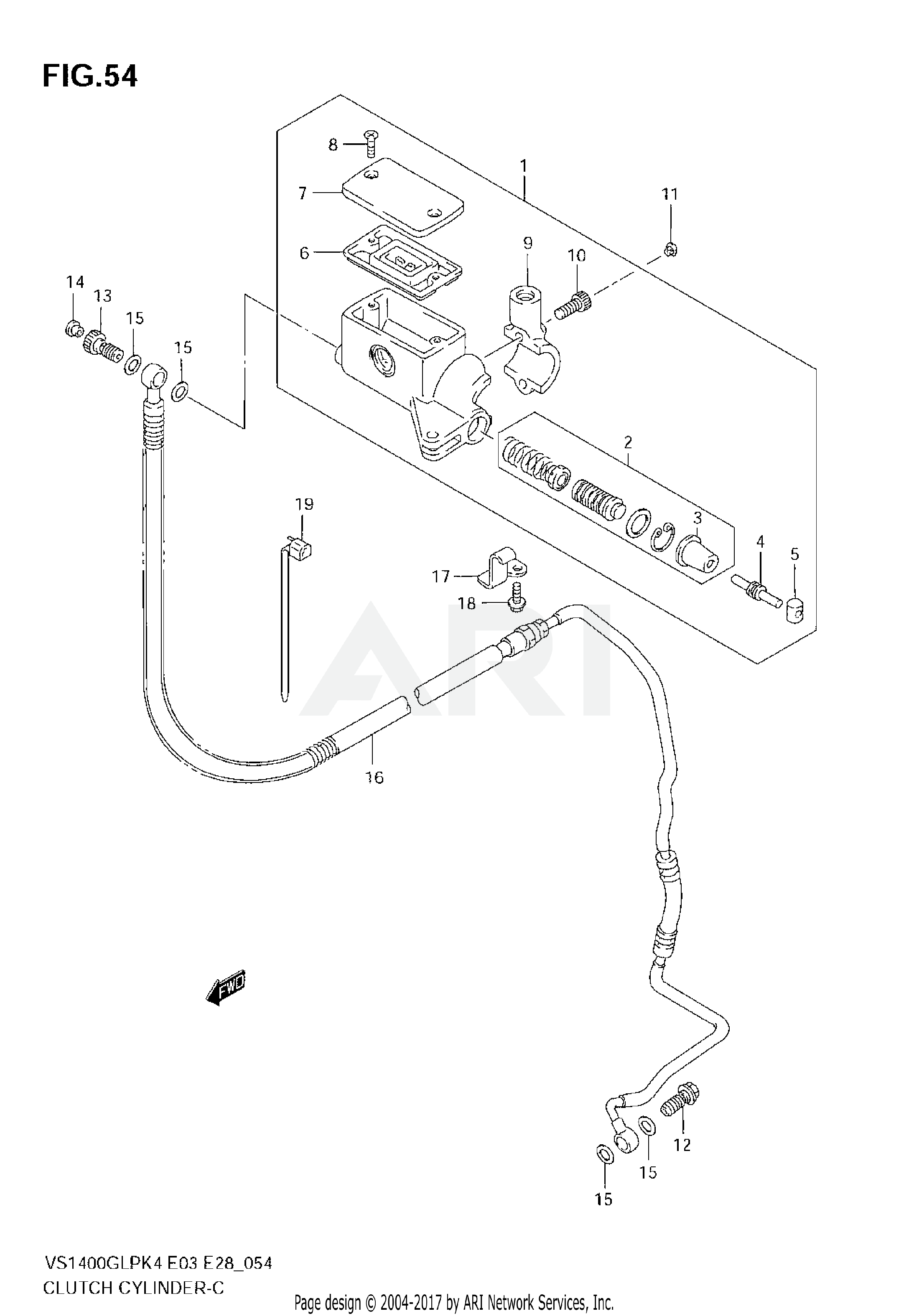 CLUTCH CYLINDER (MODEL K4)