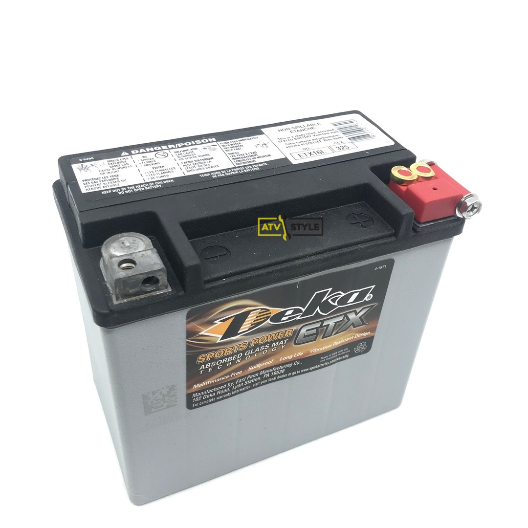 Гелевый аккумулятор Deka ETX16L