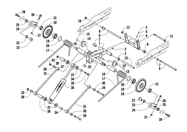 REAR SUSPENSION REAR ARM ASSEMBLY