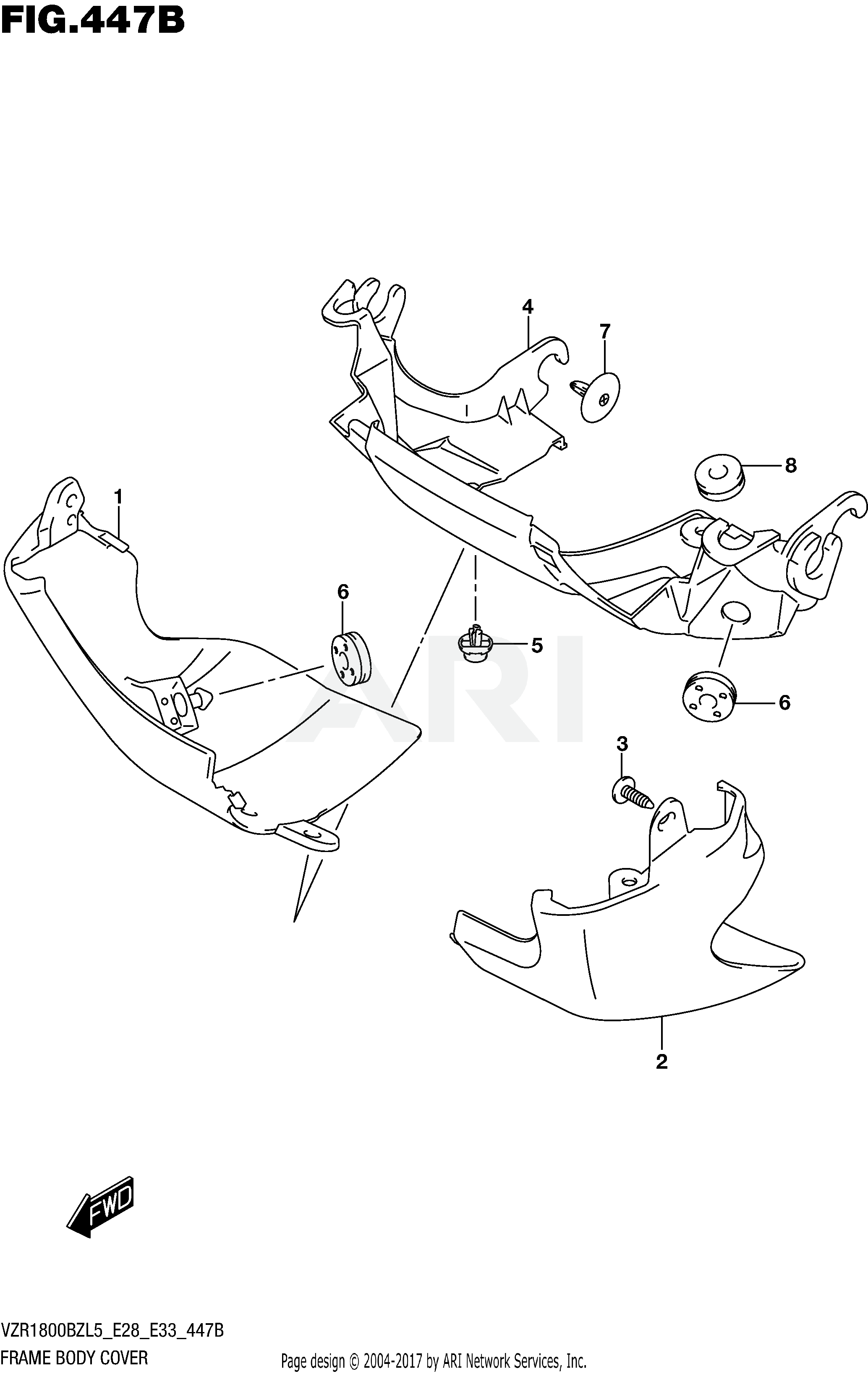 FRAME BODY COVER (VZR1800BZL5 E33)