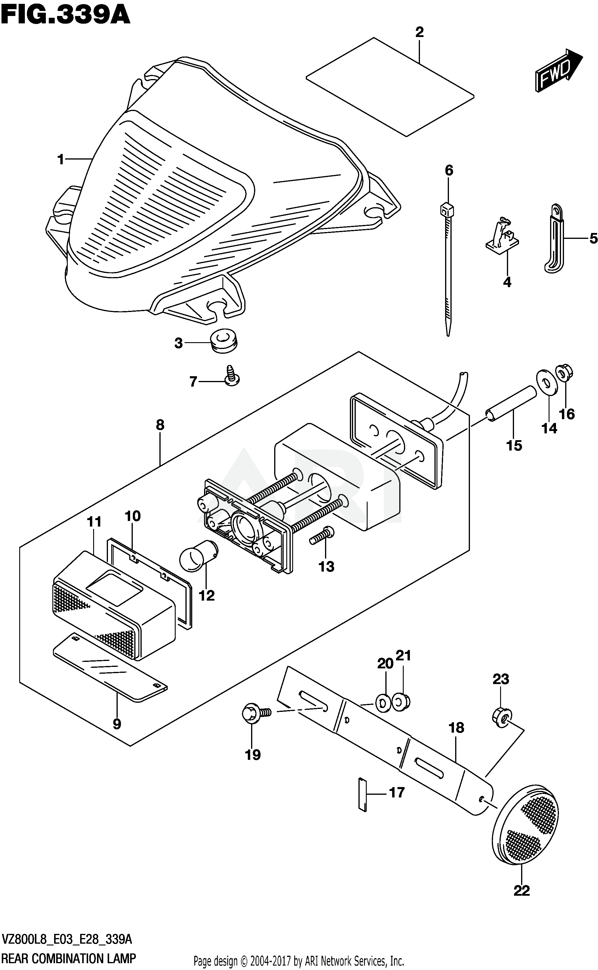 REAR COMBINATION LAMP