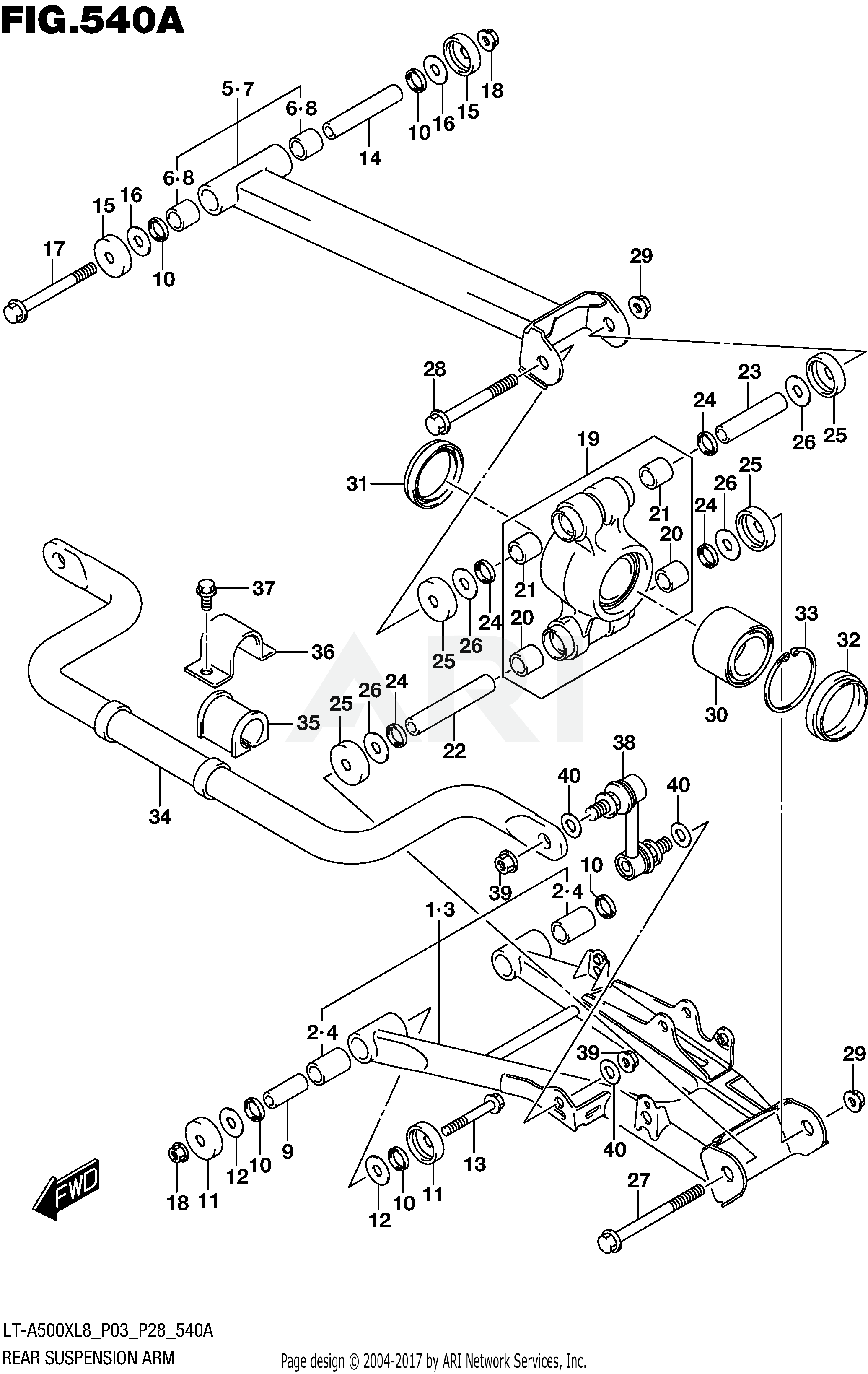 REAR SUSPENSION ARM