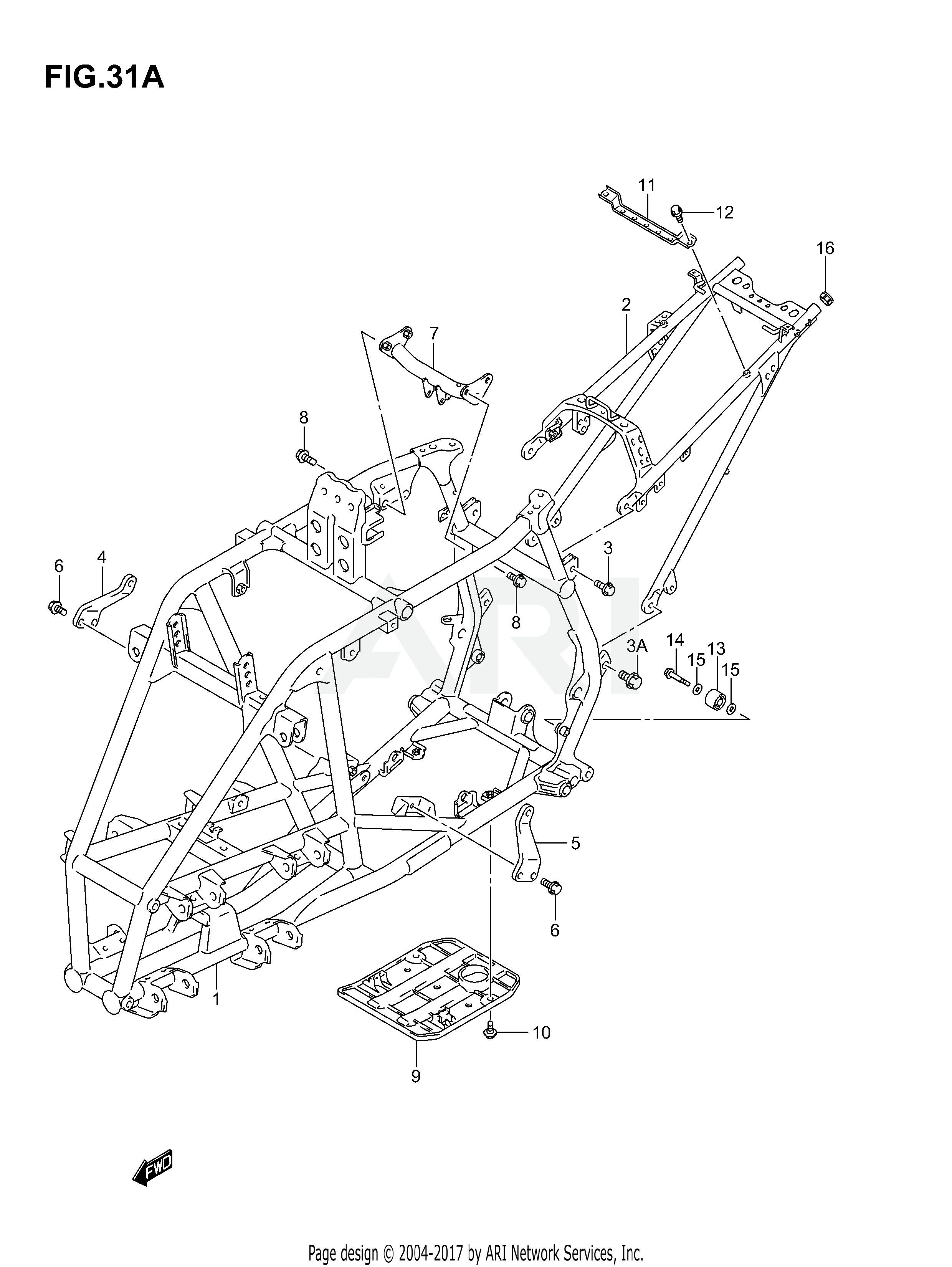 FRAME (MODEL K5/K6/K7)