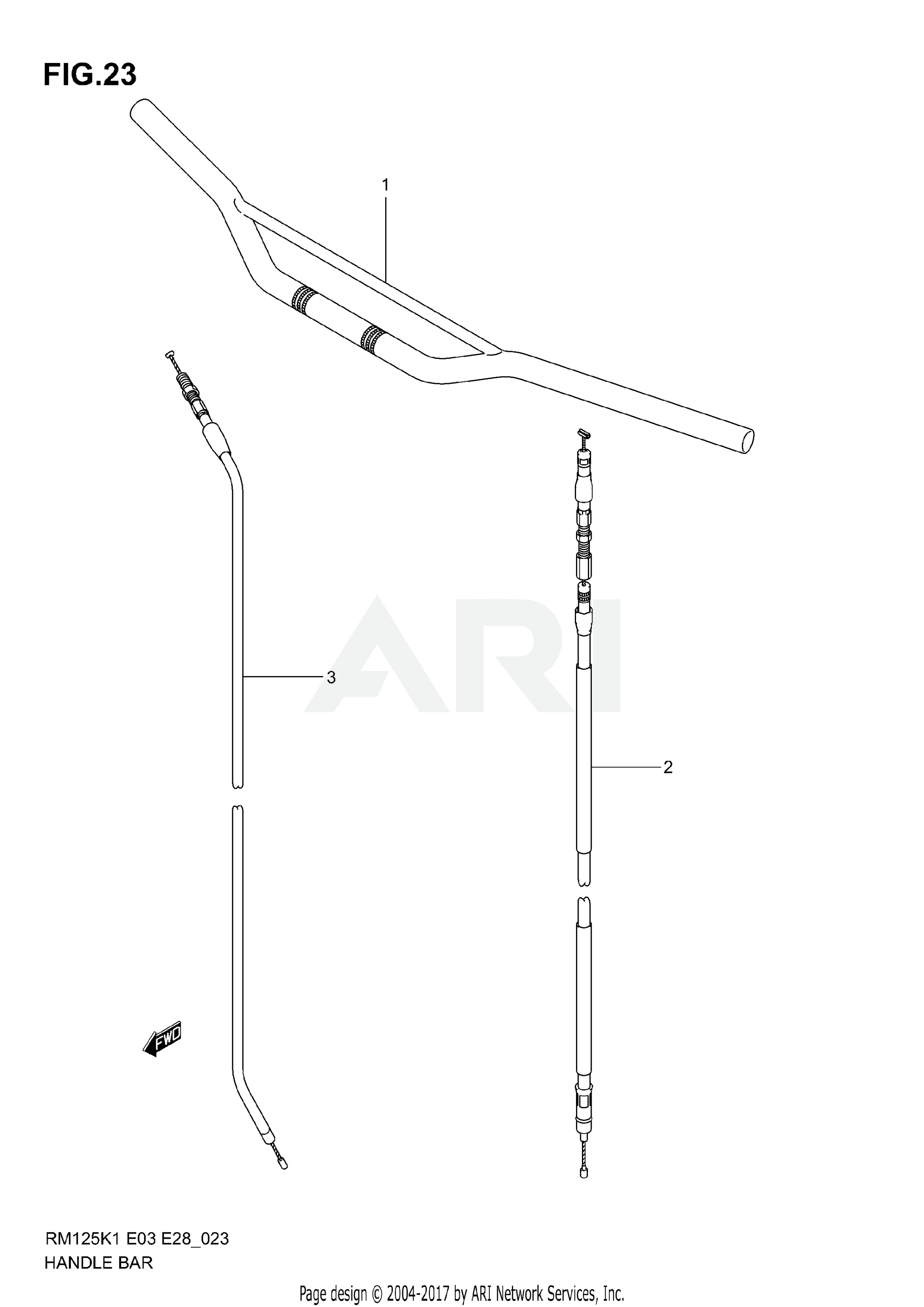 HANDLEBAR (MODEL K1/K2/K3/K4)