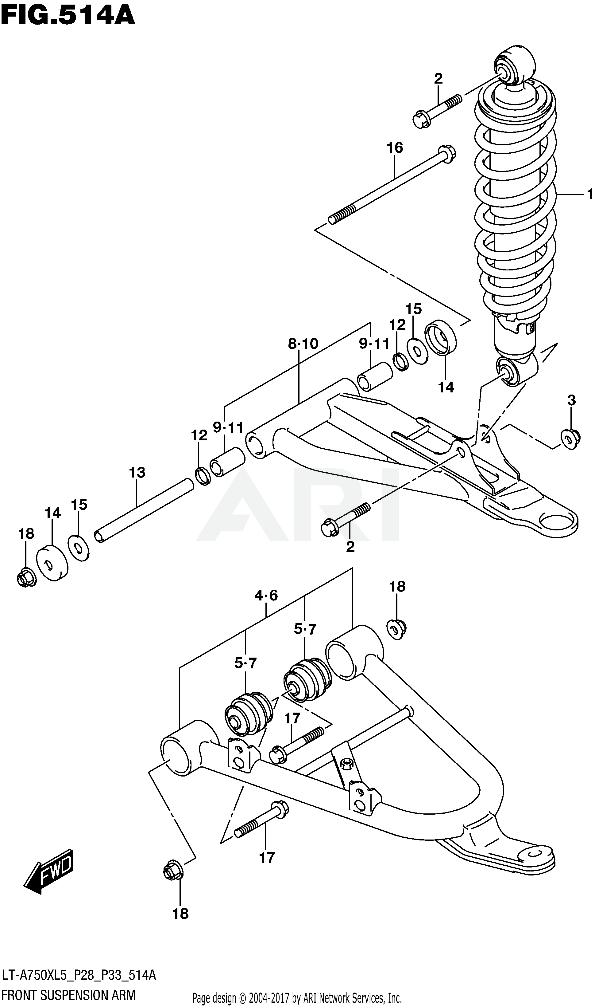 FRONT SUSPENSION ARM