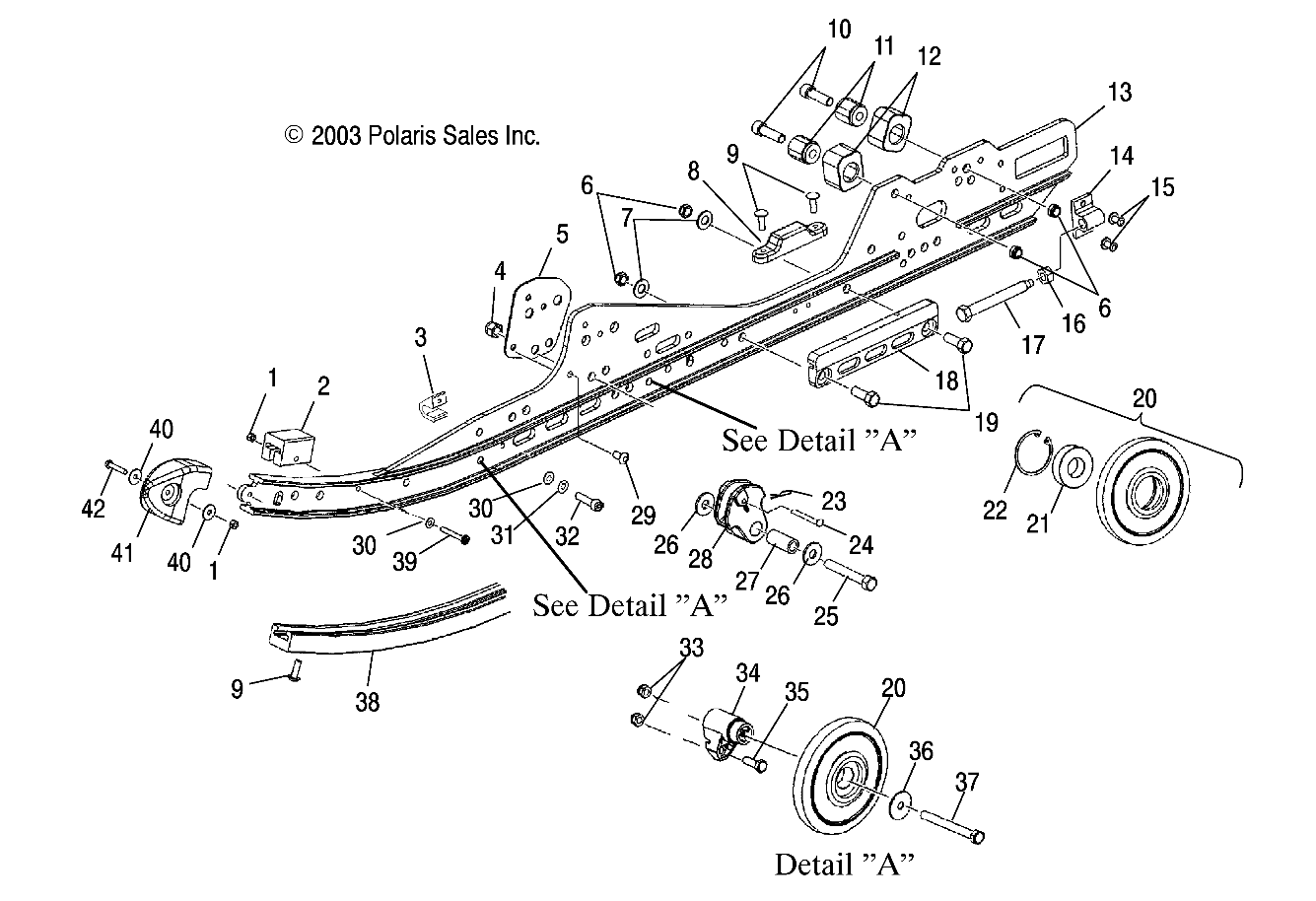 RAIL MOUNTING (SUSPENSION) - S04NZ8CS/CSA/CE (4988798879B10)